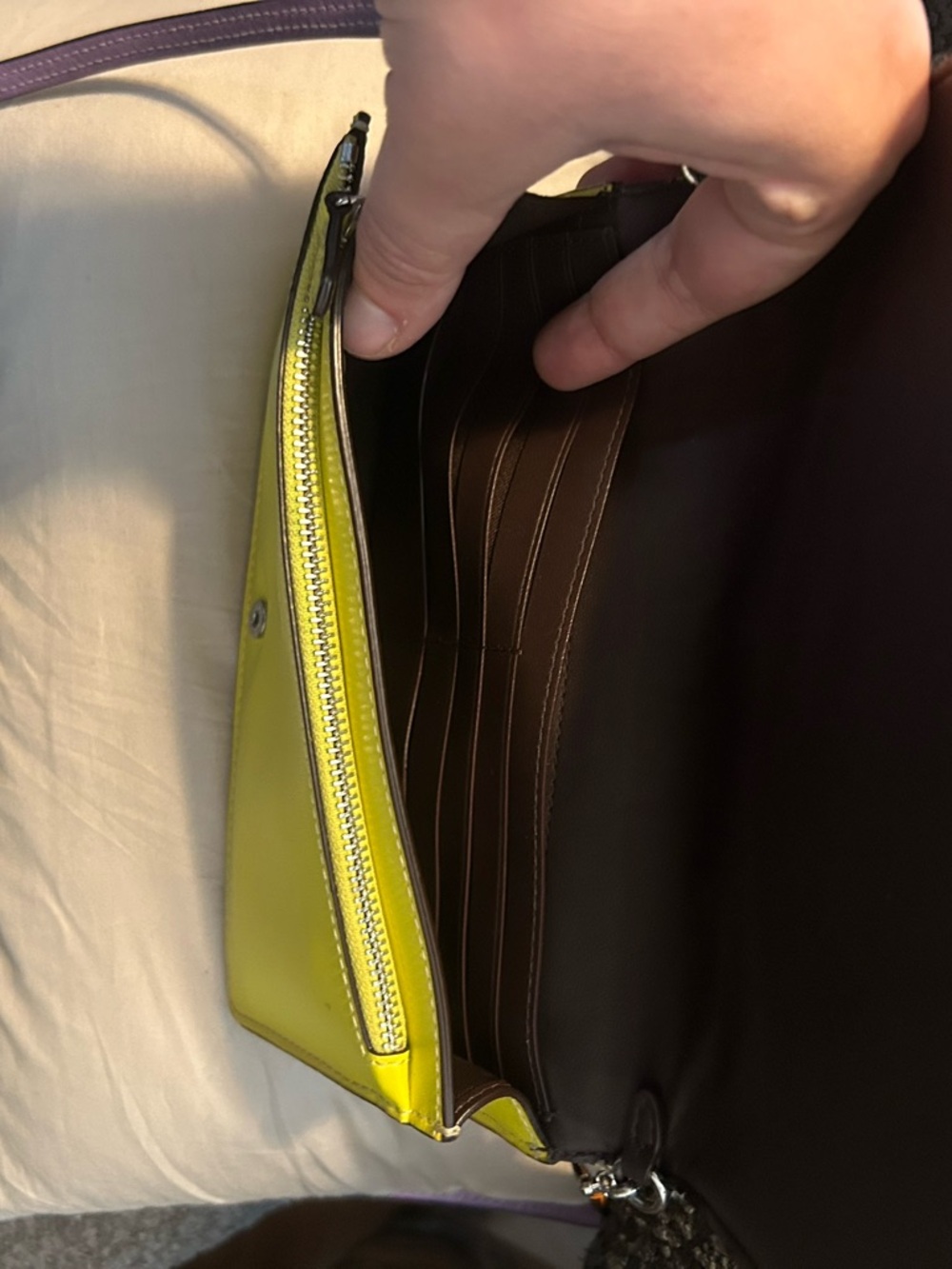 Coach Anna Foldover Signature Crossbody Colorful Accents - Picture 7 of 7